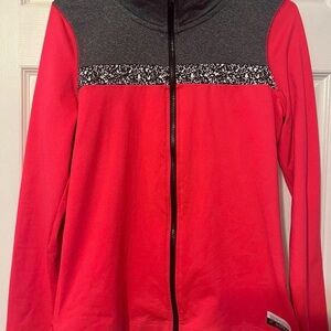 Victoria’s secret Hot Pink and Gray Zip-Up Jacket